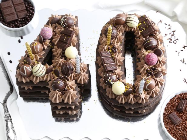 How to Make a Dark Chocolate Number Cake | HGTV