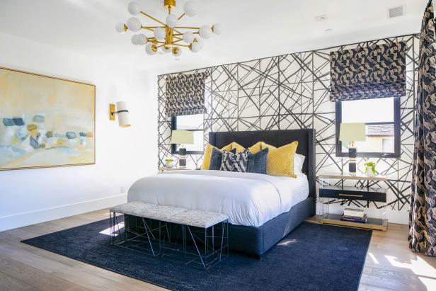 Black and White Modern Bedroom