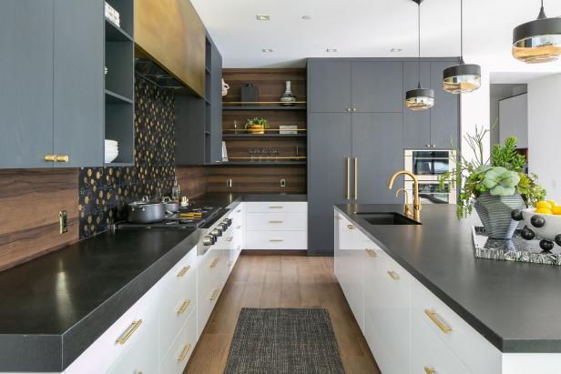 Gray Modern Kitchen