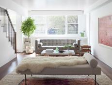 Contemporary Neutral Living Room With Chaise
