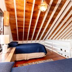 Loft Bedroom With Exposed Beams