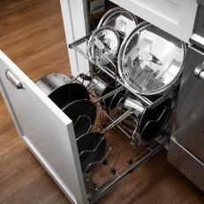Pull-Out Pots and Pans Storage