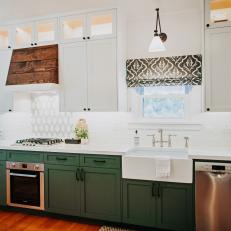 Green Vintage Kitchen