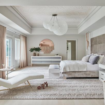 Luxe Main Bedroom With Warm, Neutral Tones