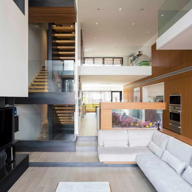 Contemporary Three-Story Townhouse With Custom Furniture | HGTV