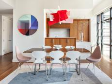 Dining Space With Modern Shapes