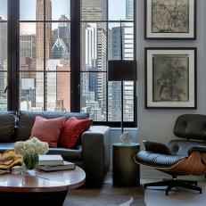 Living Room With New York View