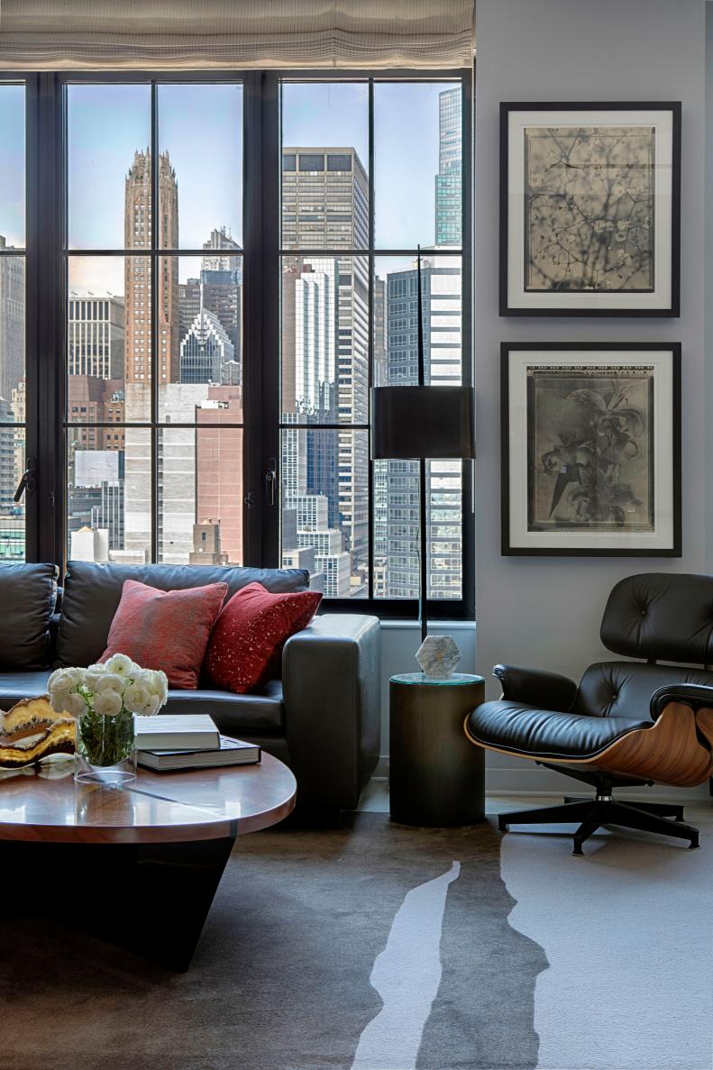 Living Room With New York View