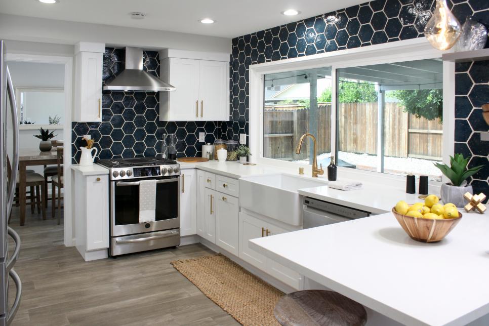 How To Paint A Tile Backsplash Kitchen Renovation Grace In My Space
