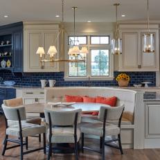 Traditional Kitchen With Breakfast Nook