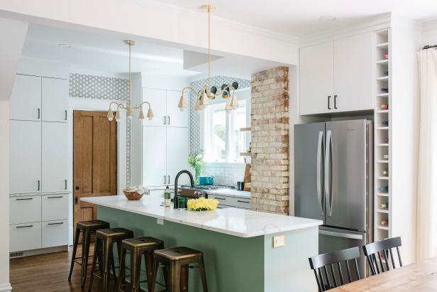 Kitchen With Wine Storage