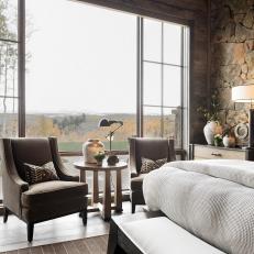 Master Bedroom Features Gorgeous Mountain Views
