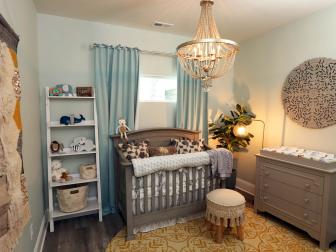 The nursery in the home that Mina and Karen built together for Mina's soon to be born child as seen on Good Bones