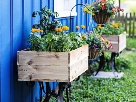 How to Turn an Old Table Into a Raised Planter