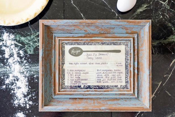 Kitchen Craft: Frame a Fave Family Recipe