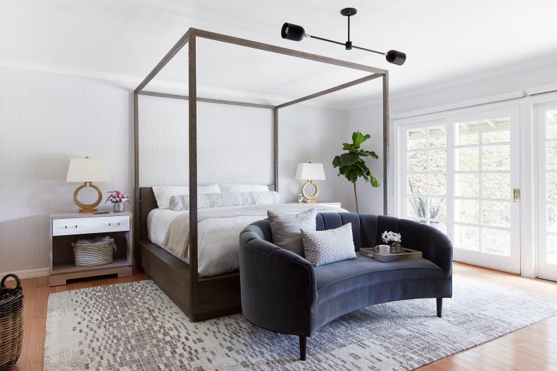 Neutral Bedroom With Canopy Bed