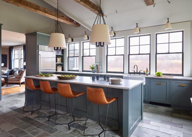 grey kitchen ceiling