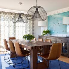 Dining Room Design is Balance With Elements Priced High and Low