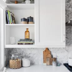 White Kitchen Cabinets and Countertop