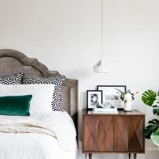Modern Bedroom With Green Accents