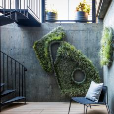 Deck With Vertical Garden