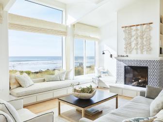 Coastal Living Room and Water View