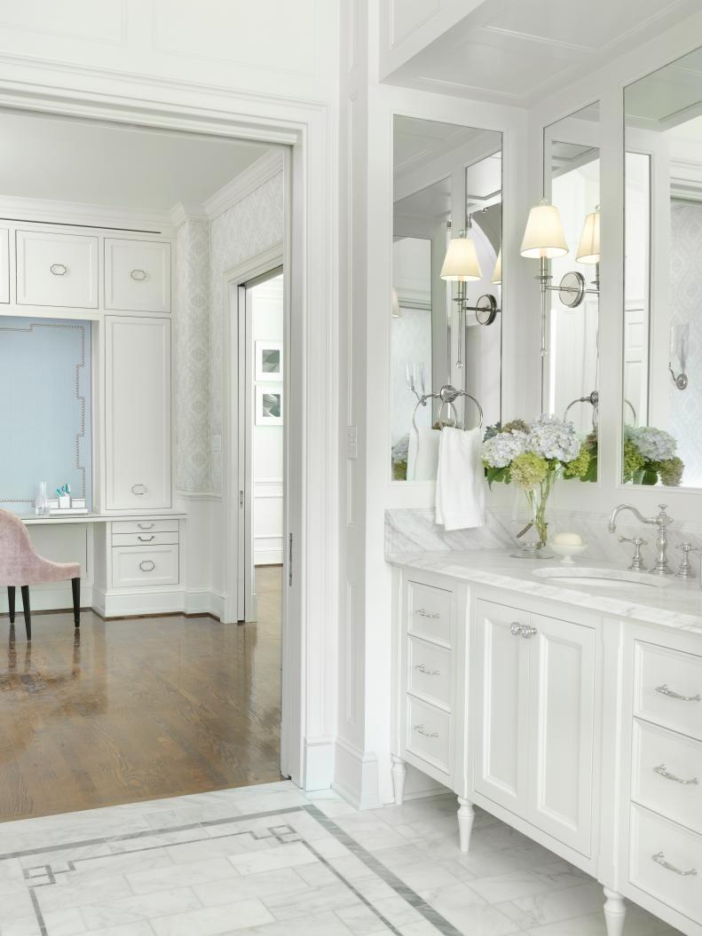 Master Bathroom With Dressing Area