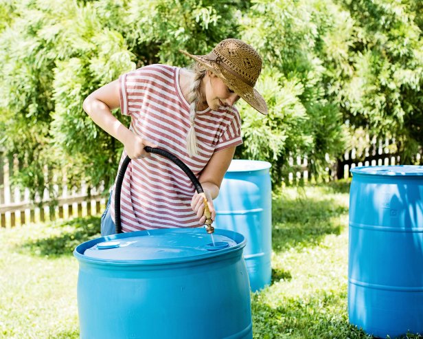 Start by thoroughly rinsing the barrels inside and out.