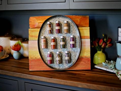 Handcraft a Magnetic Countertop Spice Rack