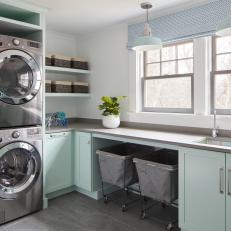 Massive Laundry Room with 2 Pairs of Machines