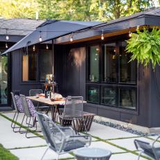 Cohesive Color Choices and Design Styles Upgrade Patio for Renovated Home