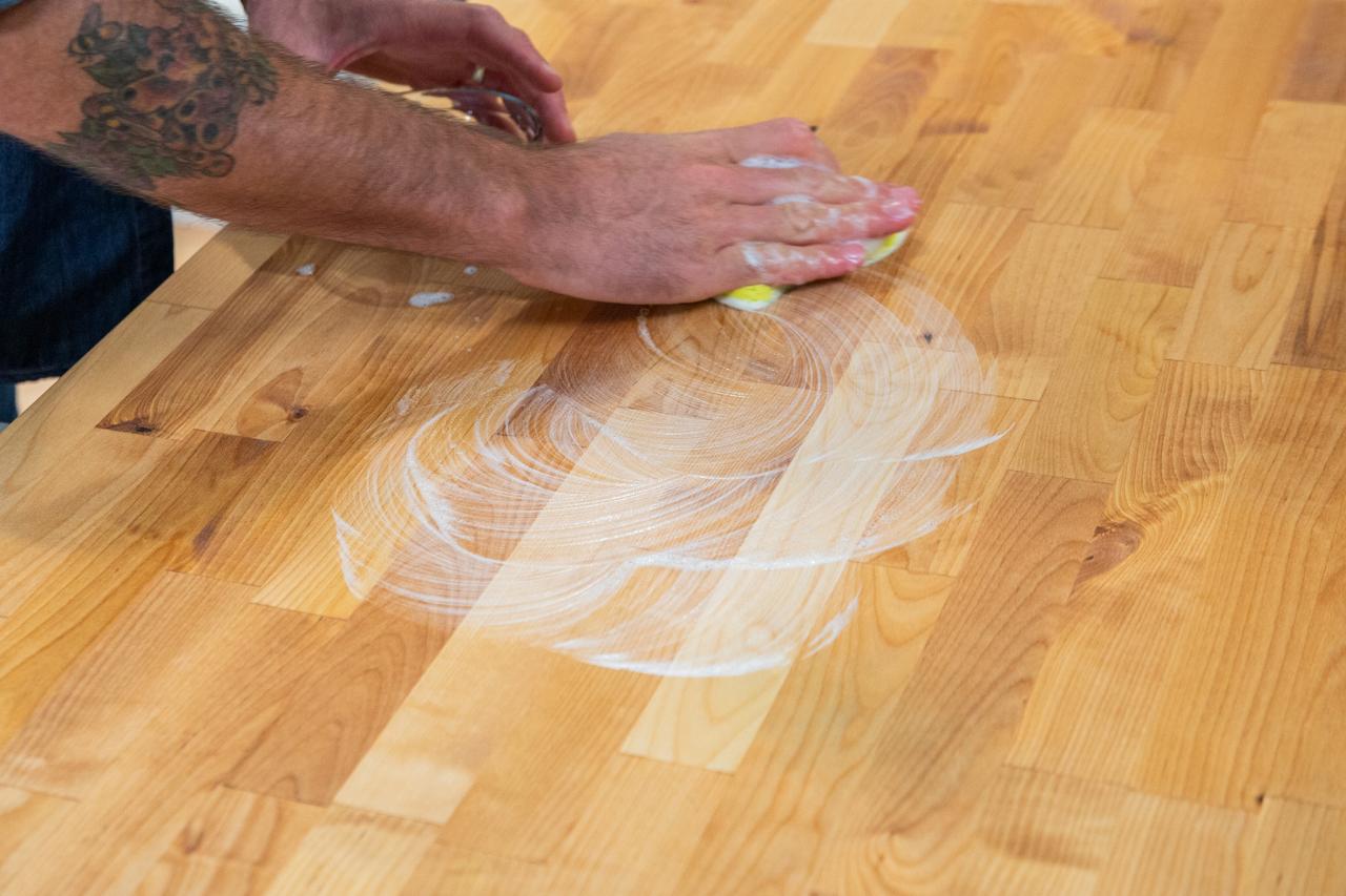 How to Clean Butcher-Block Countertops  HGTV