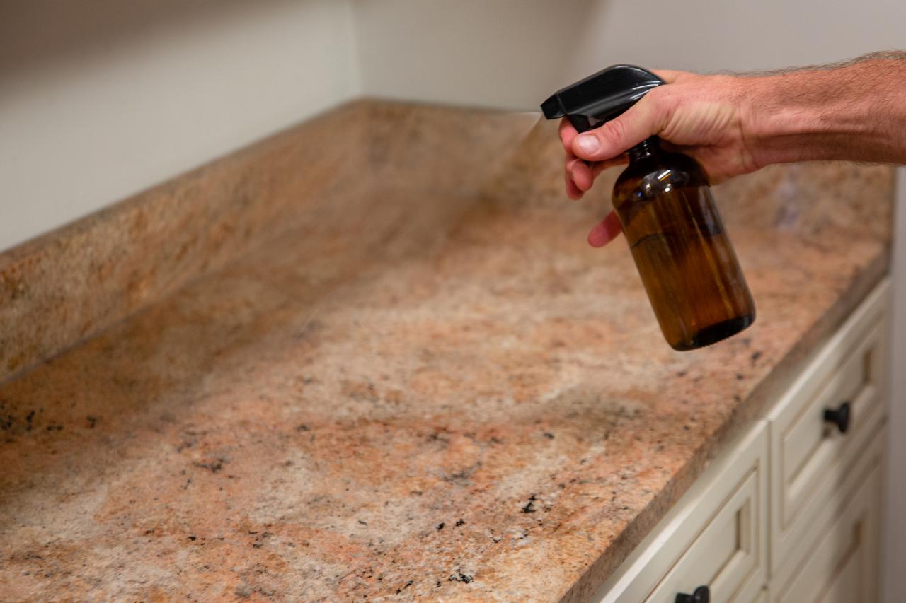 How To Clean Granite Countertops, How To Make Your Own Granite Countertops