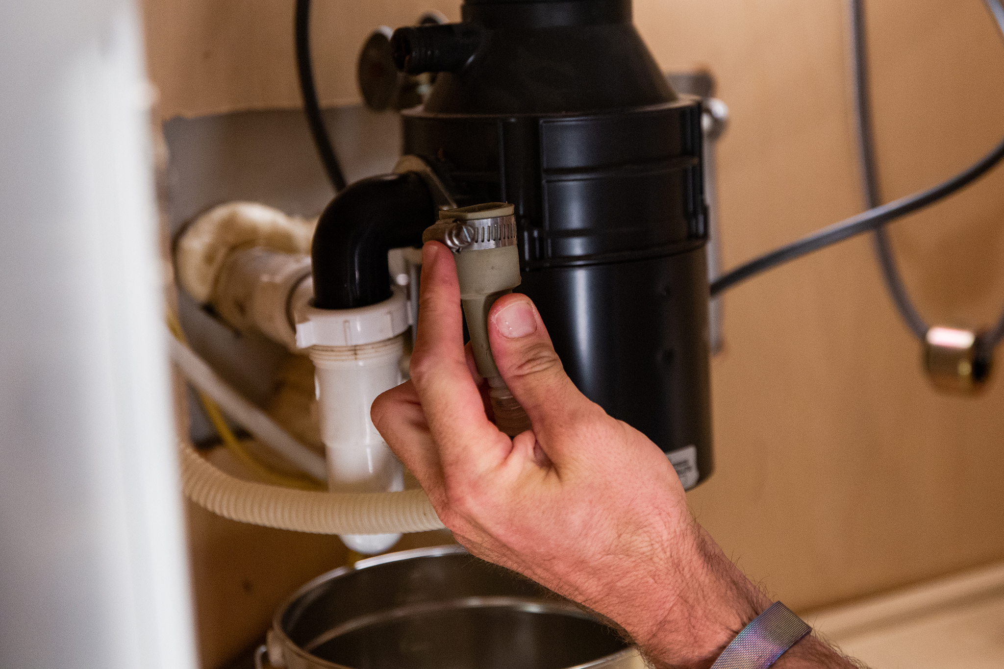 how to remove a garbage disposal permanently