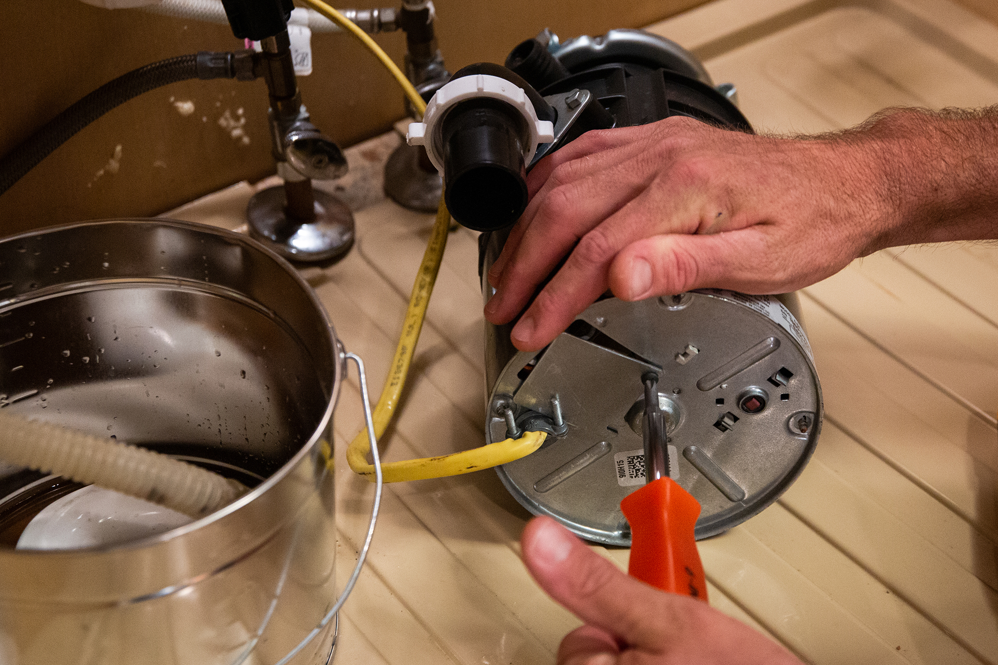 how to remove a garbage disposal and replace with pipes