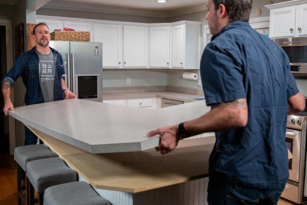 How to remove kitchen countertops