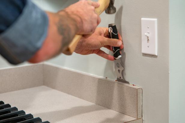 how to cut laminate countertops with backsplash