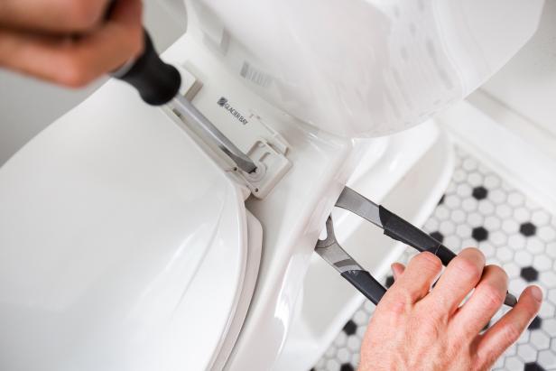 How To Remove Or Replace A Toilet Seat - How To Remove A Toilet Seat Lid