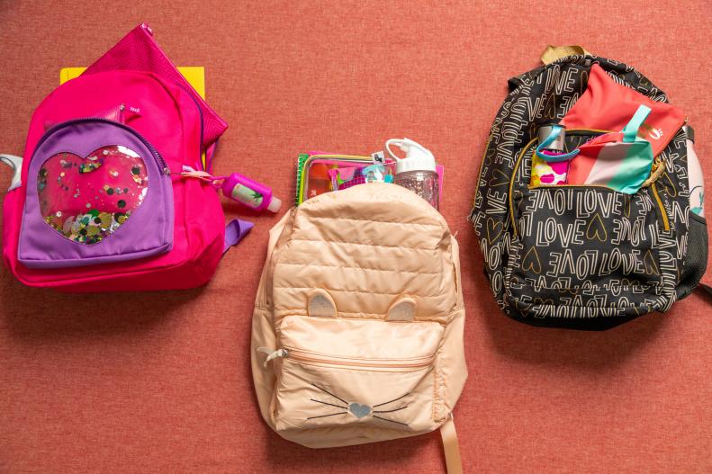 School backpacks full of essentials.