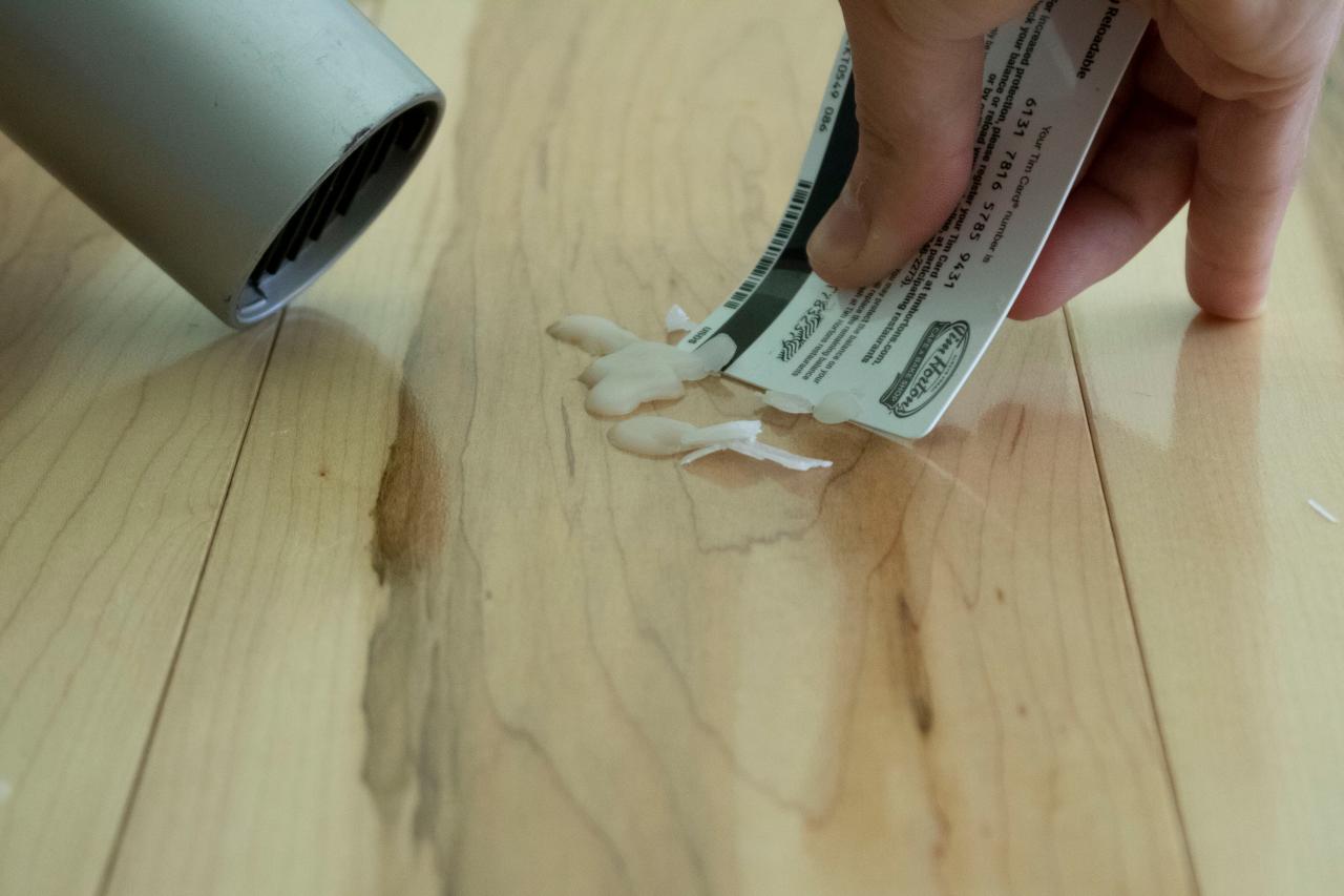 How To Remove Candle Wax From Wood 2, How To Get Cleaner Residue Off Hardwood Floors