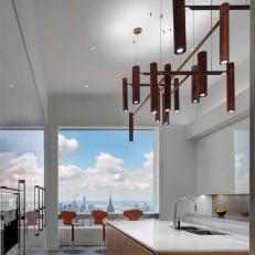 Modern Kitchen With Stunning Skyline View