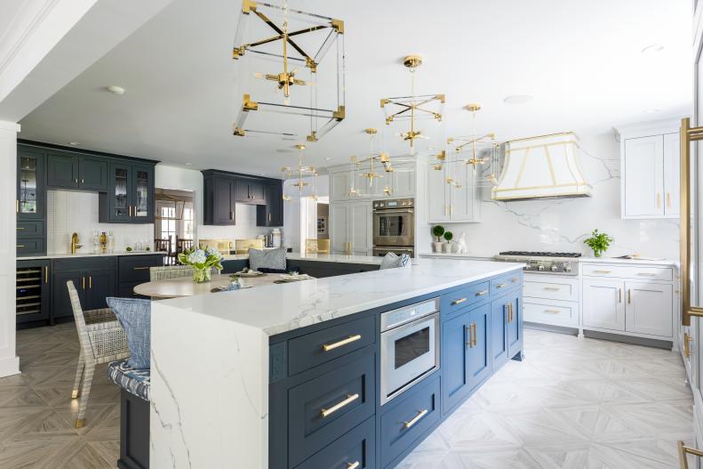 Blue and White Chef Kitchen