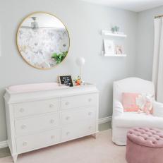 Pink And White Nursery 