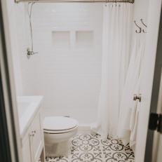 Single Vanity Bathroom With Walk-In Shower