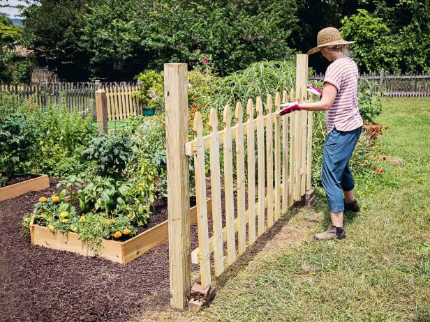 How To Build A Picket Fence, How To Build A Small Garden Picket Fence