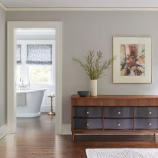 Two-Tone Dresser and Bathroom