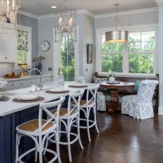 Traditional, Comfortable Family Kitchen