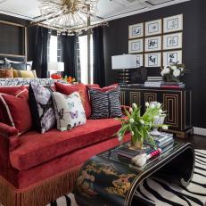 Master Bedroom With Luxurious, Eclectic Style