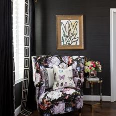 Eclectic Bedroom Seating Area
