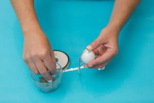 A mini Disco Ball with Sticky Base